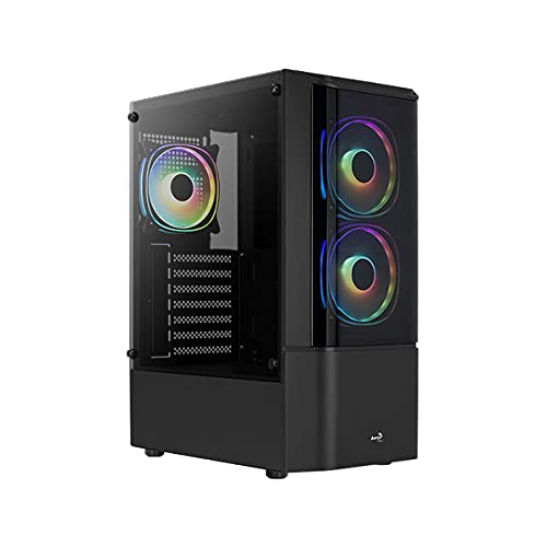 GEH AeroCool Midi Quantum v3 Black MicroATX/ATX/MiniITX, Quantum-G-BK-v3 von AeroCool