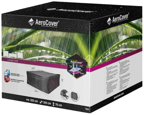 AeroCover 7935 Atmungsaktive Schutzhülle für rechteckige Lounge-Sets 300x300xH70cm von AeroCover