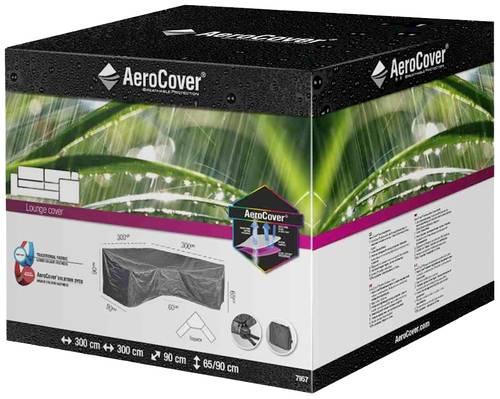 AeroCover 7957 Atmungsaktive Schutzhülle für L-förmige Lounge-Sets 300x300x90xH65/90cm von AeroCover