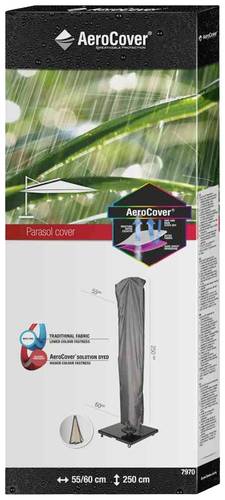 AeroCover 7970 Atmungsaktive Schutzhülle für Ampelschirme H250x55/60cm , Ø 3,5m für Schirme mit von AeroCover