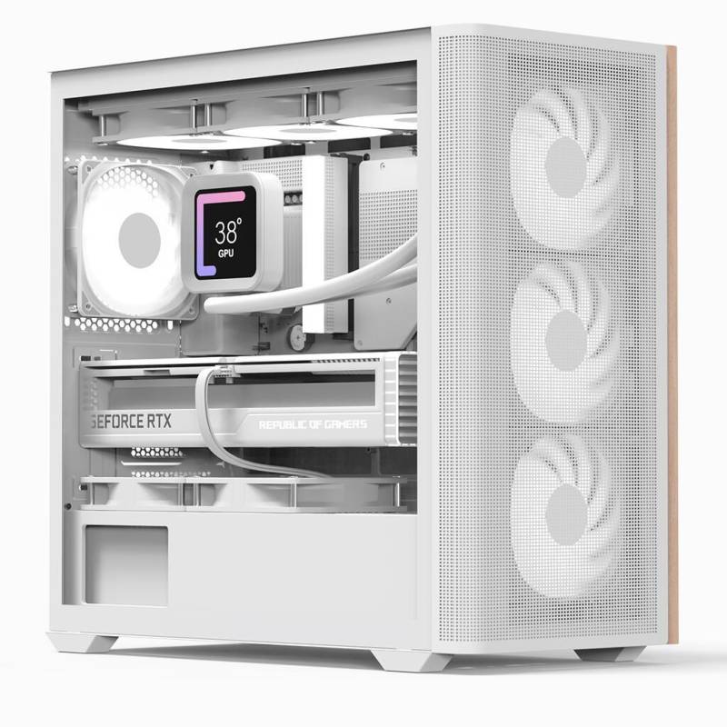 AeroCool PC Gehäuse D301A Mini-Tower Weiß von Aerocool