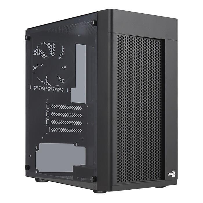 AeroCool PC Gehäuse Hexform G-BK-V2 Mini-Tower Schwarz von Aerocool