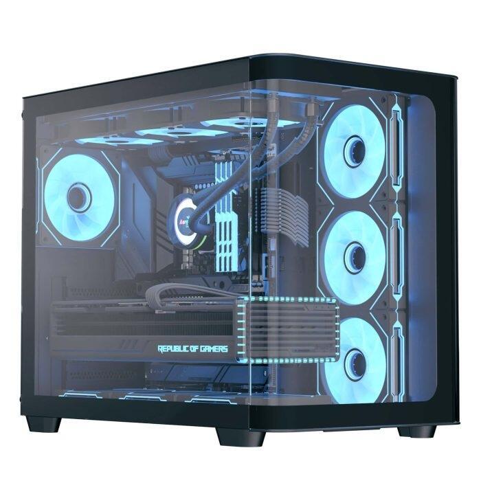 AeroCool PC Gehäuse P500C-G-BK-v1 Mid-Tower Schwarz von Aerocool