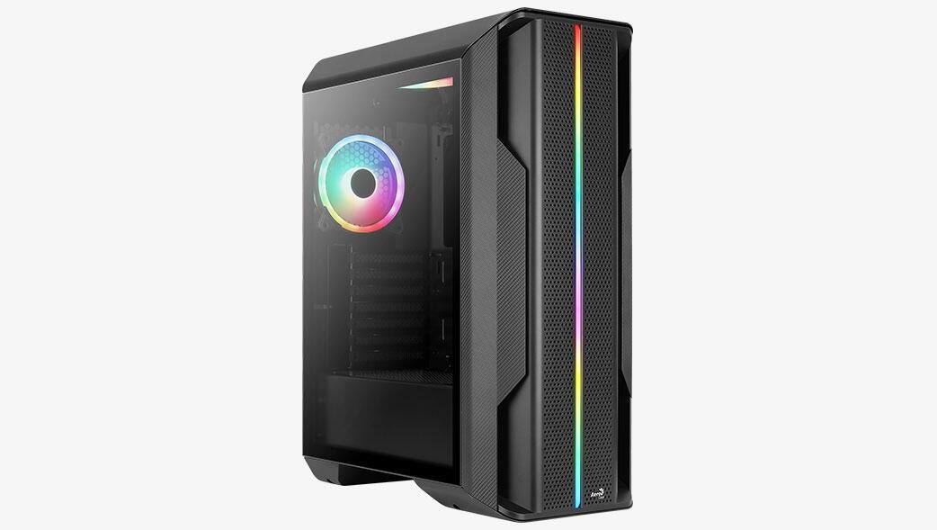 Aerocool PC Gehäuse Splinter Duo Midi-Tower Schwarz Aerocool PC Gehäuse Splinter Duo Midi-Tower Schwarz von Aerocool