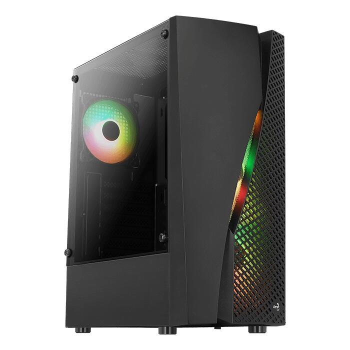 Aerocool PC Gehäuse Wave v3 Midi-Tower Schwarz von Aerocool