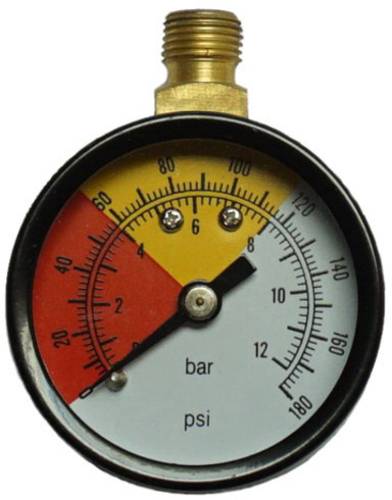 Aerotec Manometer 9415269 Anschluss (Manometer): Rückseite Außengewinde 1/4  1St. von Aerotec