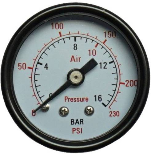 Aerotec Manometer 9415451 Anschluss (Manometer): Rückseite Außengewinde 1/4  1St. von Aerotec