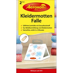 Aeroxon Mottenfalle weiß, blau 2 St. von Aeroxon