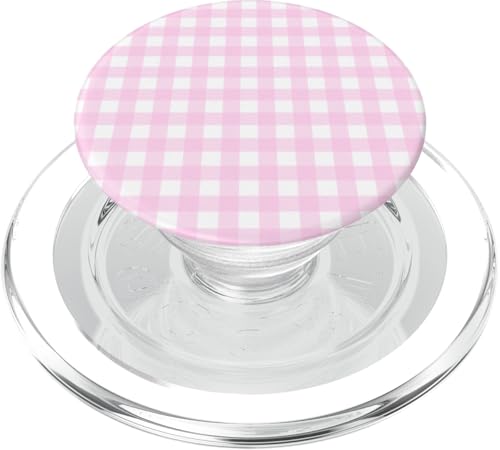 Pastell Rosa Weiß Gingham Kawaii Niedlich Ästhetische Cottagecore PopSockets PopGrip für MagSafe Pastell Rosa Weiß Gingham Kawaii Niedlich Ästhetische Cottagecore PopSockets PopGrip für MagSafe von Aesthetic Cute Design