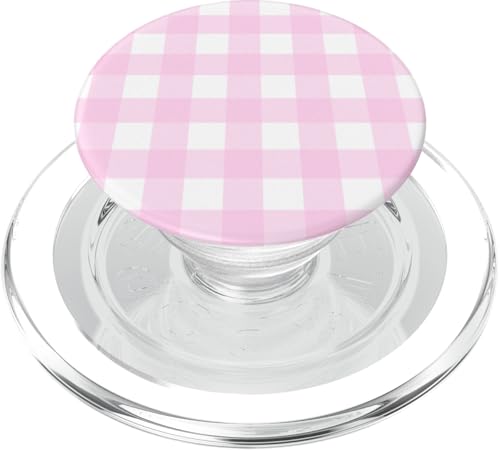 Pastell Rosa Weiß Gingham Kawaii Niedlich Ästhetische Cottagecore PopSockets PopGrip für MagSafe Pastell Rosa Weiß Gingham Kawaii Niedlich Ästhetische Cottagecore PopSockets PopGrip für MagSafe von Aesthetic Cute Design
