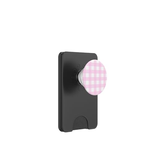 Pastell Rosa Weiß Gingham Kawaii Niedlich Ästhetische Cottagecore PopSockets PopWallet für MagSafe Pastell Rosa Weiß Gingham Kawaii Niedlich Ästhetische Cottagecore PopSockets PopWallet für MagSafe von Aesthetic Cute Design