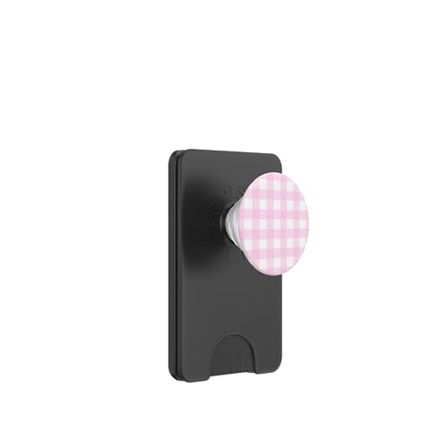 Pastell Rosa Weiß Gingham Kawaii Niedlich Ästhetische Cottagecore PopSockets PopWallet für MagSafe Pastell Rosa Weiß Gingham Kawaii Niedlich Ästhetische Cottagecore PopSockets PopWallet für MagSafe von Aesthetic Cute Design