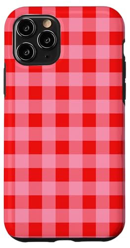 Pastell Rot Pink Gingham Kawaii Niedlich Ästhetische Cottagecore Hülle für iPhone 11 Pro Pastell Rot Pink Gingham Kawaii Niedlich Ästhetische Cottagecore Hülle für iPhone 11 Pro von Aesthetic Cute Design