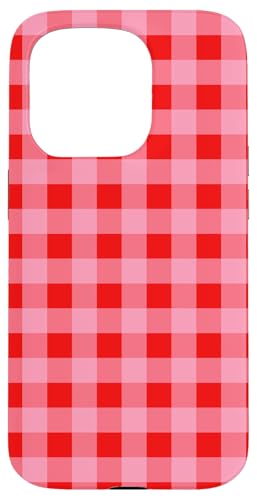 Pastell Rot Pink Gingham Kawaii Niedlich Ästhetische Cottagecore Hülle für iPhone 15 Pro Pastell Rot Pink Gingham Kawaii Niedlich Ästhetische Cottagecore Hülle für iPhone 15 Pro von Aesthetic Cute Design