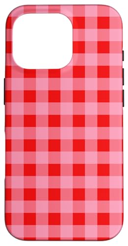 Pastell Rot Pink Gingham Kawaii Niedlich Ästhetische Cottagecore Hülle für iPhone 16 Pro Pastell Rot Pink Gingham Kawaii Niedlich Ästhetische Cottagecore Hülle für iPhone 16 Pro von Aesthetic Cute Design