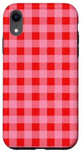 Pastell Rot Pink Gingham Kawaii Niedlich Ästhetische Cottagecore Hülle für iPhone XR Pastell Rot Pink Gingham Kawaii Niedlich Ästhetische Cottagecore Hülle für iPhone XR von Aesthetic Cute Design