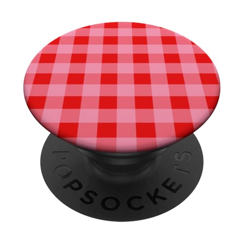 Pastell Rot Pink Gingham Kawaii Niedlich Ästhetische Cottagecore PopSockets Klebender PopGrip Pastell Rot Pink Gingham Kawaii Niedlich Ästhetische Cottagecore PopSockets Klebender PopGrip von Aesthetic Cute Design