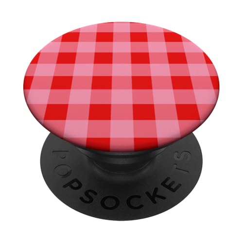Pastell Rot Pink Gingham Kawaii Niedlich Ästhetische Cottagecore PopSockets Klebender PopGrip Pastell Rot Pink Gingham Kawaii Niedlich Ästhetische Cottagecore PopSockets Klebender PopGrip von Aesthetic Cute Design