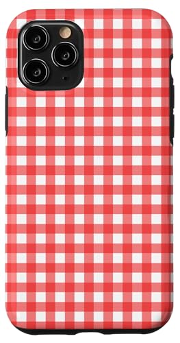 Pastell Rot Weiß Gingham Kawaii Cute Aesthetic Cottagecore Hülle für iPhone 11 Pro Pastell Rot Weiß Gingham Kawaii Cute Aesthetic Cottagecore Hülle für iPhone 11 Pro von Aesthetic Cute Design