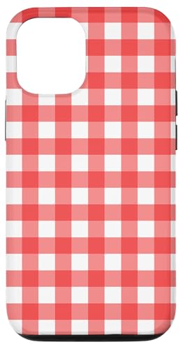 Pastell Rot Weiß Gingham Kawaii Cute Aesthetic Cottagecore Hülle für iPhone 12/12 Pro Pastell Rot Weiß Gingham Kawaii Cute Aesthetic Cottagecore Hülle für iPhone 12/12 Pro von Aesthetic Cute Design