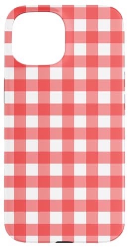 Pastell Rot Weiß Gingham Kawaii Cute Aesthetic Cottagecore Hülle für iPhone 15 Pastell Rot Weiß Gingham Kawaii Cute Aesthetic Cottagecore Hülle für iPhone 15 von Aesthetic Cute Design