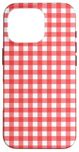 Pastell Rot Weiß Gingham Kawaii Cute Aesthetic Cottagecore Hülle für iPhone 16 Pro Pastell Rot Weiß Gingham Kawaii Cute Aesthetic Cottagecore Hülle für iPhone 16 Pro von Aesthetic Cute Design