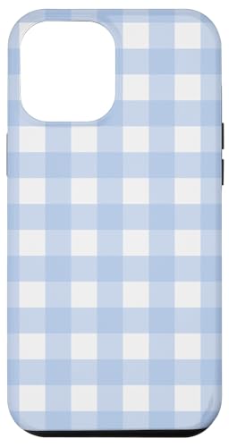 Pastellblau Weiß Gingham Kawaii Niedlich Blau Streifen Hülle für iPhone 12 Pro Max Pastellblau Weiß Gingham Kawaii Niedlich Blau Streifen Hülle für iPhone 12 Pro Max von Aesthetic Cute Design