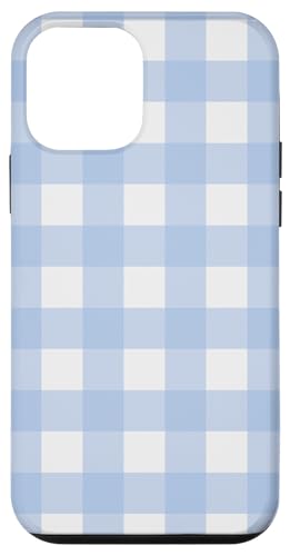 Pastellblau Weiß Gingham Kawaii Niedlich Blau Streifen Hülle für iPhone 12 mini Pastellblau Weiß Gingham Kawaii Niedlich Blau Streifen Hülle für iPhone 12 mini von Aesthetic Cute Design