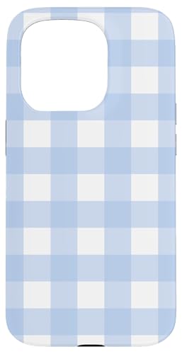 Pastellblau Weiß Gingham Kawaii Niedlich Blau Streifen Hülle für iPhone 15 Pro Pastellblau Weiß Gingham Kawaii Niedlich Blau Streifen Hülle für iPhone 15 Pro von Aesthetic Cute Design