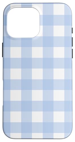 Pastellblau Weiß Gingham Kawaii Niedlich Blau Streifen Hülle für iPhone 16 Pro Max Pastellblau Weiß Gingham Kawaii Niedlich Blau Streifen Hülle für iPhone 16 Pro Max von Aesthetic Cute Design