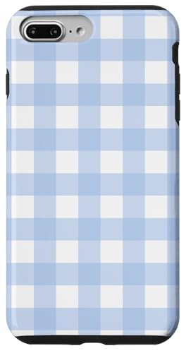 Pastellblau Weiß Gingham Kawaii Niedlich Blau Streifen Hülle für iPhone 7 Plus/8 Plus Pastellblau Weiß Gingham Kawaii Niedlich Blau Streifen Hülle für iPhone 7 Plus/8 Plus von Aesthetic Cute Design