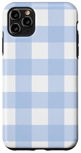 Pastellblaues Karomuster mit kariertem Karomuster Hülle für iPhone 11 Pro Max Pastellblaues Karomuster mit kariertem Karomuster Hülle für iPhone 11 Pro Max von Aesthetic Cute Design