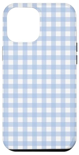 Pastellblaues Karomuster mit kariertem Karomuster Hülle für iPhone 12 Pro Max Pastellblaues Karomuster mit kariertem Karomuster Hülle für iPhone 12 Pro Max von Aesthetic Cute Design