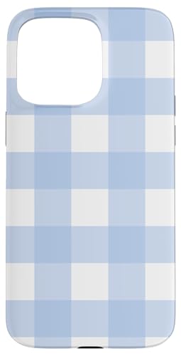 Pastellblaues Karomuster mit kariertem Karomuster Hülle für iPhone 15 Pro Max Pastellblaues Karomuster mit kariertem Karomuster Hülle für iPhone 15 Pro Max von Aesthetic Cute Design