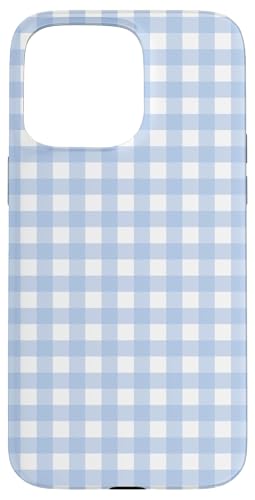 Pastellblaues Karomuster mit kariertem Karomuster Hülle für iPhone 15 Pro Max Pastellblaues Karomuster mit kariertem Karomuster Hülle für iPhone 15 Pro Max von Aesthetic Cute Design