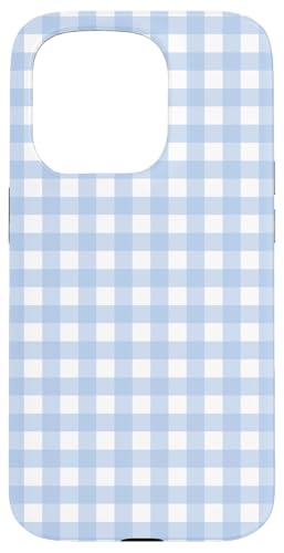 Pastellblaues Karomuster mit kariertem Karomuster Hülle für iPhone 15 Pro Pastellblaues Karomuster mit kariertem Karomuster Hülle für iPhone 15 Pro von Aesthetic Cute Design