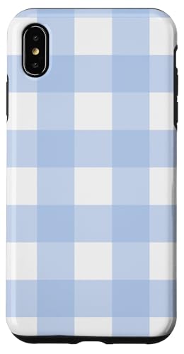 Pastellblaues Karomuster mit kariertem Karomuster Hülle für iPhone XS Max Pastellblaues Karomuster mit kariertem Karomuster Hülle für iPhone XS Max von Aesthetic Cute Design