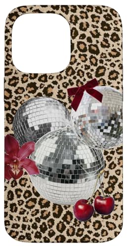 Hülle für iPhone 14 Pro Max Ästhetische Discokugel 70er Jahre & Kirsch-Geparden-Print Y2K Leopard Hülle für iPhone 14 Pro Max Ästhetische Discokugel 70er Jahre & Kirsch-Geparden-Print Y2K Leopard von Aesthetic Disco Ball 70s 80s Cheetah Print