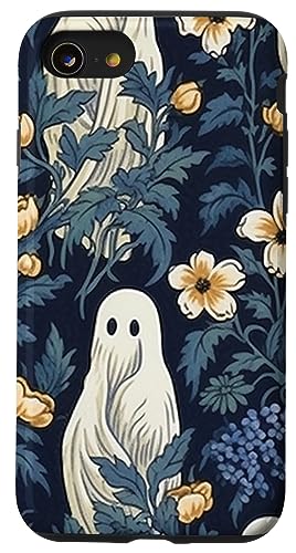 Hülle für iPhone SE (2020) / 7 / 8 Floral Ghost Halloween von Aesthetic Floral Ghost Gifts
