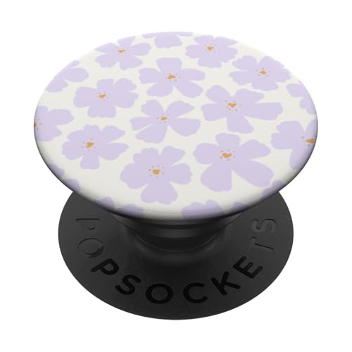 Aesthetic Spring Floral – Pastell-Flieder Blumen und Creme PopSockets mit austauschbarem PopGrip Aesthetic Spring Floral – Pastell-Flieder Blumen und Creme PopSockets mit austauschbarem PopGrip von Aesthetic Pattern Co