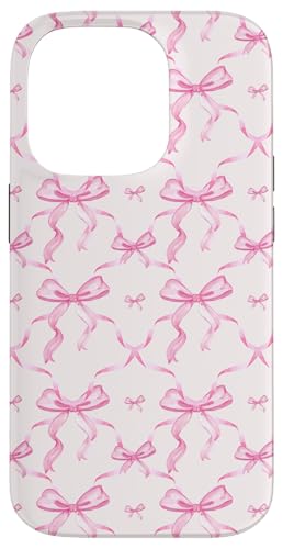 Hülle für iPhone 14 Pro Ästhetische rosa Bänder und Schleifen in Aquarell Hülle für iPhone 14 Pro Ästhetische rosa Bänder und Schleifen in Aquarell von Aesthetic Patterns