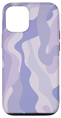 Hülle für iPhone 15 Pastellviolett, Flieder und Mauve Swirl von Aesthetic Pattern Co