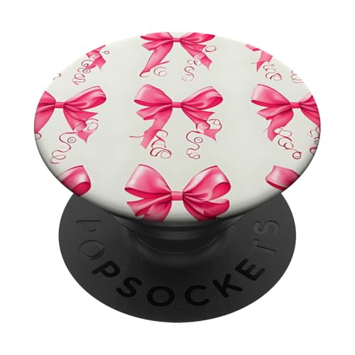 Ästhetische rosa Bänder und Schleifen in Aquarell PopSockets Klebender PopGrip Ästhetische rosa Bänder und Schleifen in Aquarell PopSockets Klebender PopGrip von Aesthetic Patterns