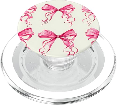 Ästhetische rosa Bänder und Schleifen in Aquarell PopSockets PopGrip für MagSafe Ästhetische rosa Bänder und Schleifen in Aquarell PopSockets PopGrip für MagSafe von Aesthetic Patterns