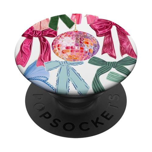 Ästhetische adrette Discokugel & Schleifen Y2K Coquette Party PopSockets Klebender PopGrip Ästhetische adrette Discokugel & Schleifen Y2K Coquette Party PopSockets Klebender PopGrip von Aesthetic Preppy Disco Ball & Bows Y2K