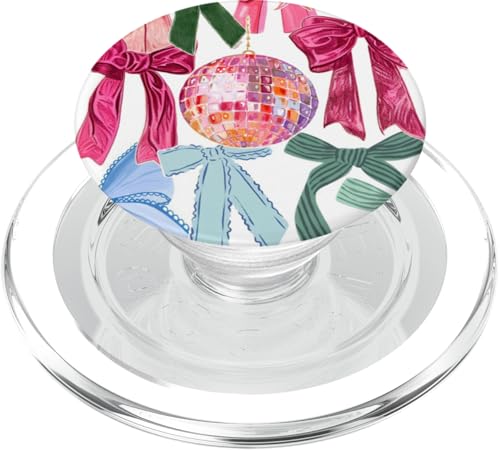 Ästhetische adrette Discokugel & Schleifen Y2K Coquette Party PopSockets PopGrip für MagSafe Ästhetische adrette Discokugel & Schleifen Y2K Coquette Party PopSockets PopGrip für MagSafe von Aesthetic Preppy Disco Ball & Bows Y2K
