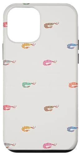 Vintage Aquarium Garnelen Muster Sommer Hülle für iPhone 12 mini von Aesthetic Shrimp Pattern Summer