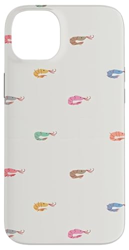 Vintage Aquarium Garnelen Muster Sommer Hülle für iPhone 14 Plus von Aesthetic Shrimp Pattern Summer