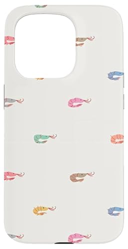 Vintage Aquarium Garnelen Muster Sommer Hülle für iPhone 15 Pro von Aesthetic Shrimp Pattern Summer