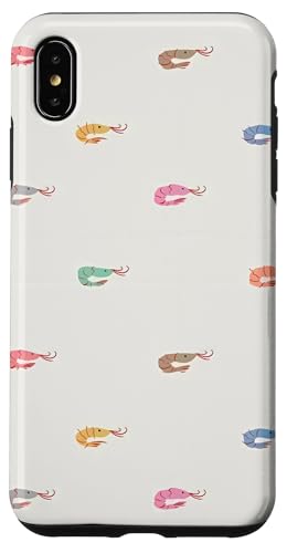 Vintage Aquarium Garnelen Muster Sommer Hülle für iPhone XS Max von Aesthetic Shrimp Pattern Summer